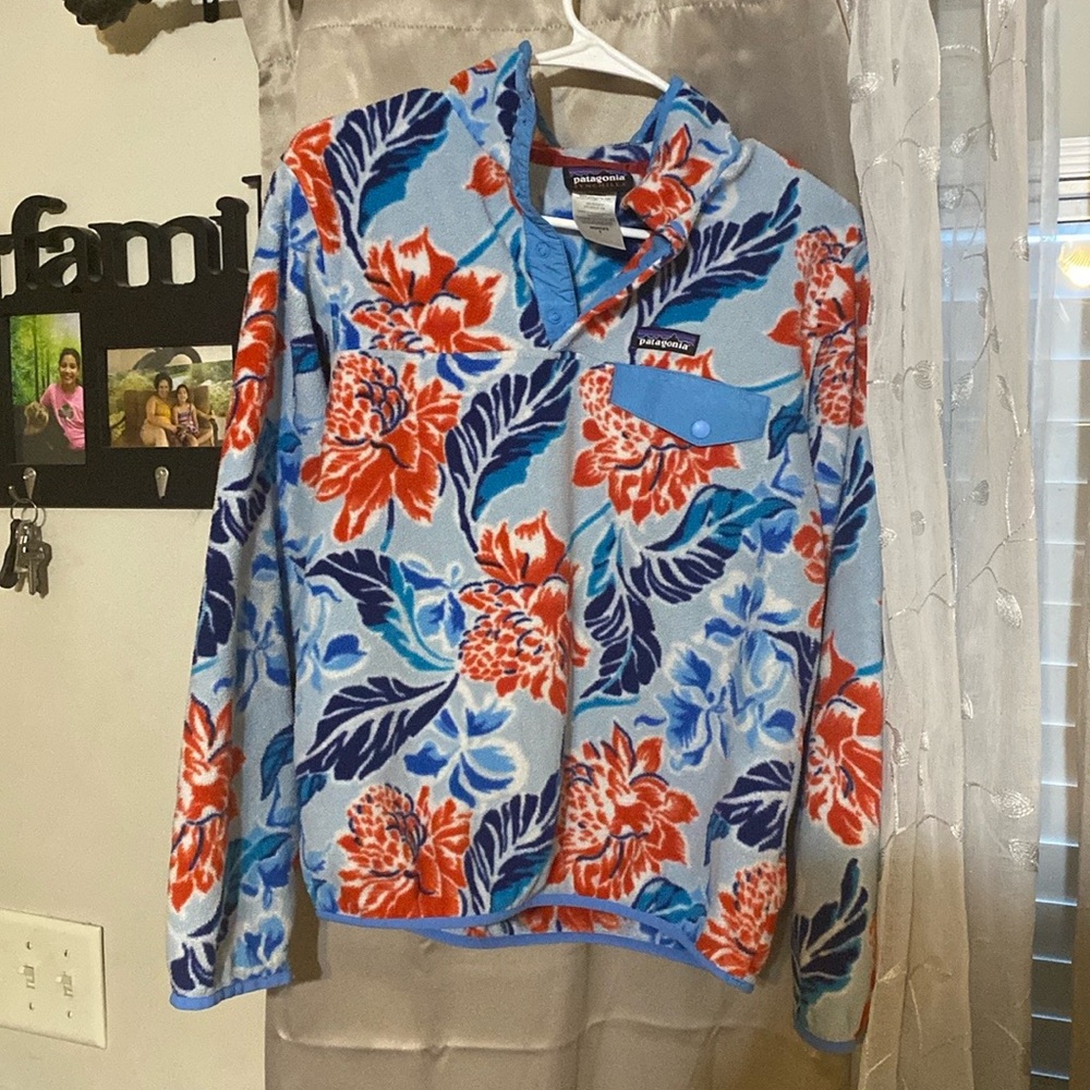Floral Fleece Pullover patagonia - Picture 2 of 3
